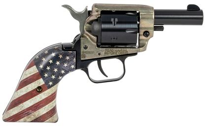 Heritage Barkeep II .22 LR Revolver - American Flag Grip, Compact Tradition