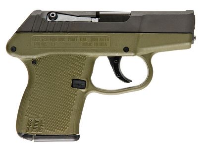 KelTec P3AT Gen 1 Compact .380 ACP - Green/Black Concealed Carry Pistol