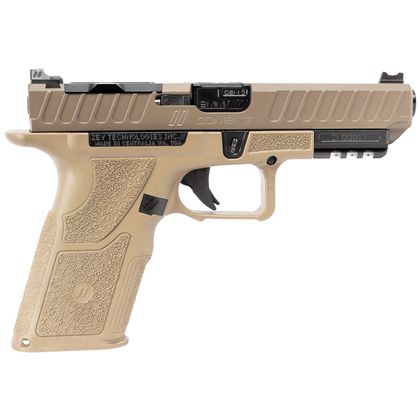 Zev OZ9 V2 Combat X 9mm FDE 4.5" Semi-Auto Handgun