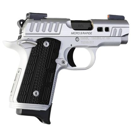 Kimber Micro 9 Rapide Frost Gen 1 - Tritium, Silver KimPro II Finish