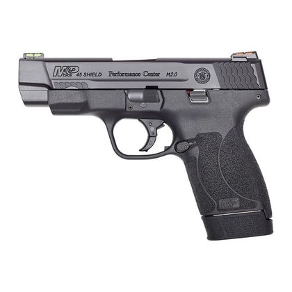 S&W M&P45 Shield M2.0 Compact .45 ACP - Black, Fiber Optic Sights