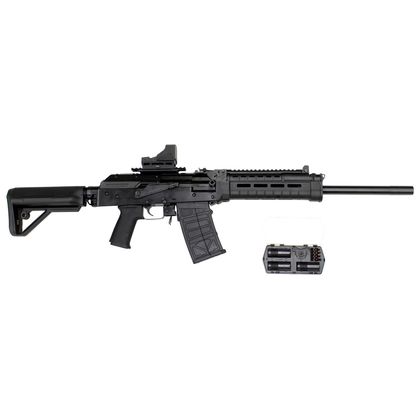 JTS M12AK T1 Tactical 12GA Semi-Auto Shotgun, 18.7" Barrel, Black