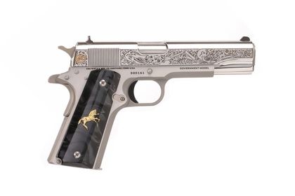 Colt 1911 "Day of the Dead" .38 Super Engraved Pistol, Gen 1