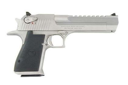 Magnum Desert Eagle Gen 1 .50 AE Pistol - Satin Nickel Finish