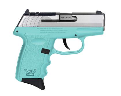 SCCY CPX-3 Gen 3 RDR .380 Subcompact - Stainless Blue Carry Pistol