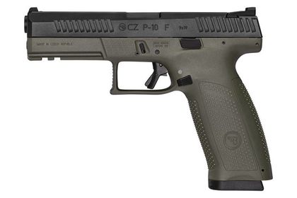 CZ P-10 F Gen 1 9mm OD Green Semi-Auto Handgun - 19rd Precision Pro