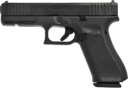 Glock G17 Gen 5 Black 9mm Semi-Auto Handgun - Reliable 10-Round Power