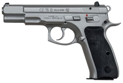 CZ 75 B Matte Stainless 9mm Gen 1 - Precision Semi-Auto Pistol