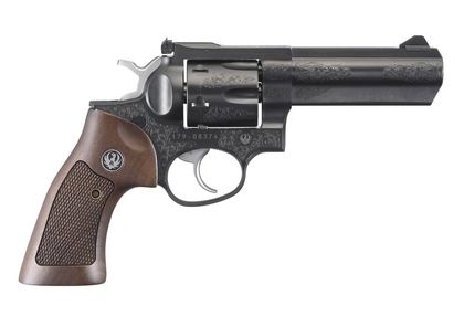 Ruger GP100 TALO .357 Engraved Revolver - 4.2" Barrel, Hardwood Grips