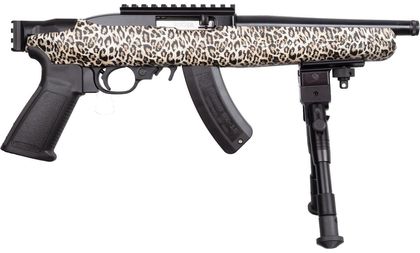 Ruger 22 Charger Lite Leopard Gen 1 .22 LR Pistol w/ Threaded Barrel