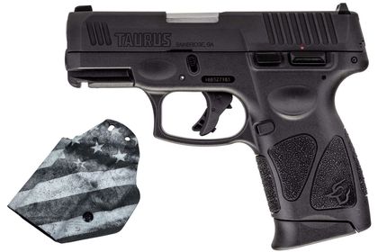 Taurus G3C Gen 1 Compact 9mm Striker-Fired Pistol - Black, 13-Rd