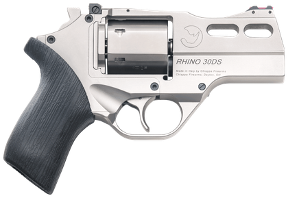 Chiappa Rhino 30SAR .357 Mag Revolver - 3" Nickel, Low Bore Axis Design