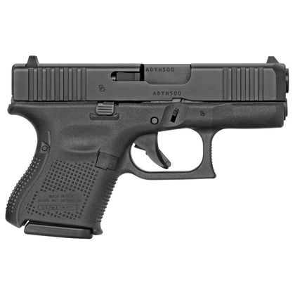 Glock 26 Gen 5 Compact 9mm Pistol - Black, 10-Round, Marksman Barrel