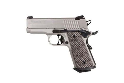 Sig Sauer 1911 Ultra Compact 9mm Pistol - Nickel PVD, G10 Grip