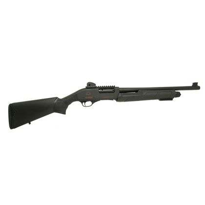 Black Aces Pro Series X Gen 1: Walnut 12 Ga Pump Shotgun, 18.5" Barrel