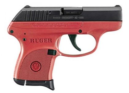 Ruger LCP Gen3 Red/Black .380 ACP Compact Semi-Auto Pistol