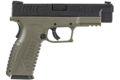 Springfield XD(M) .40 S&W Gen 1 Semi-Auto Pistol - OD Green Masterpiece