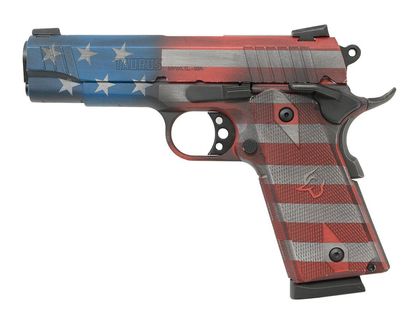 Taurus 1911FS Gen 1 .45 ACP US Flag Cerakote Pistol 4.2" 8rd