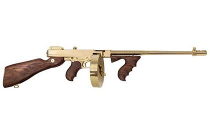 Auto-Ordnance 1927A-1 Deluxe Gold .45 ACP Semi-Auto Rifle - Collector's Gem