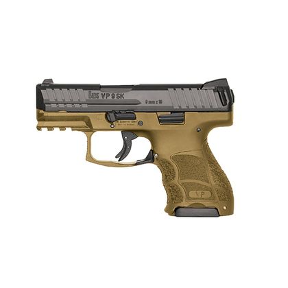 HK VP9SK Gen 1 FDE Night Sight 9mm Subcompact Pistol
