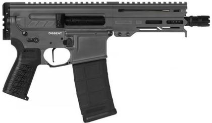 CMMG Dissent MK4 Tactical Pistol .300 AAC Blackout - Tungsten Finish