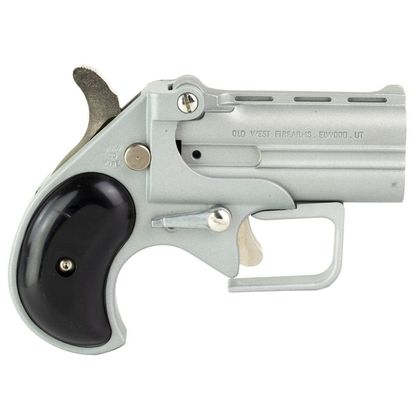 Old West Short Bore Gen 1: Sleek Silver/Black 9mm Derringer