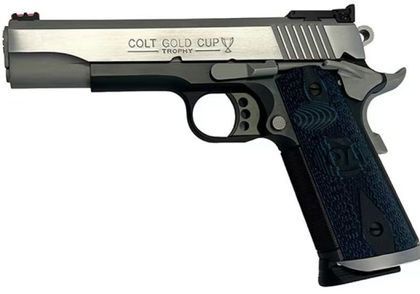 Colt Gold Cup Gen 70 .45 ACP - Precision Match Stainless/Blue Finish