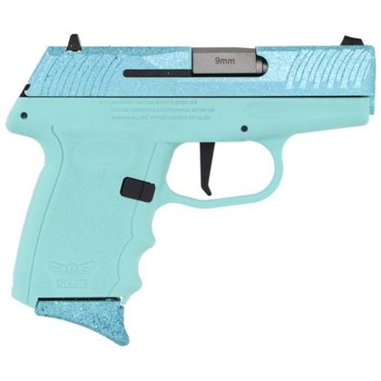 SCCY DVG-1 Gen 1 9mm Crystal Blue Subcompact - 10+1 Capacity