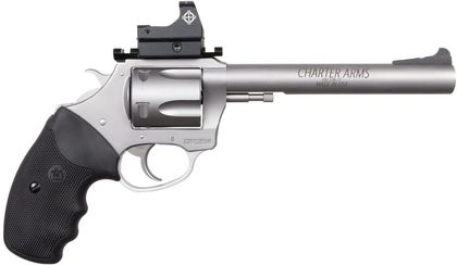 Charter Arms Mastiff Gen 1 Stainless 9mm Semi-Auto Revolver, 6" Barrel