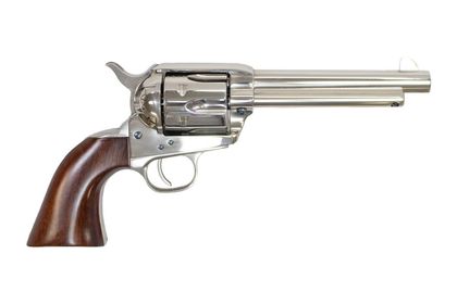 Uberti 1873 Cattleman NM Revolver .45 LC - Polished Nickel, 5.5"