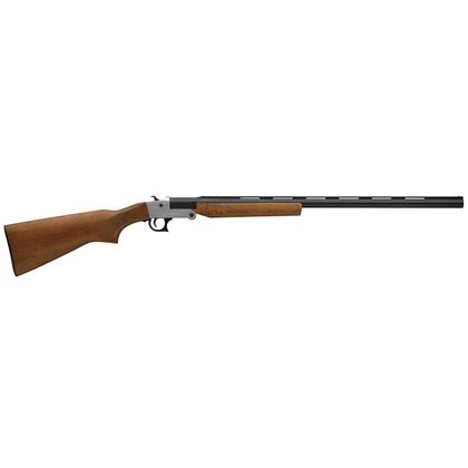 Hatfield SGL 12G Break-Open Shotgun: Walnut Grip, Silver Receiver