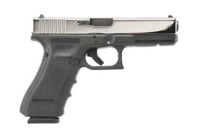 Glock 17 Gen4 Polished 9mm 17+1 Semi-Auto Handgun, Safe Action System