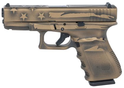 GLOCK G23 Gen 4 .40 S&W Coyote Battle Worn Tactical Pistol 4.02"