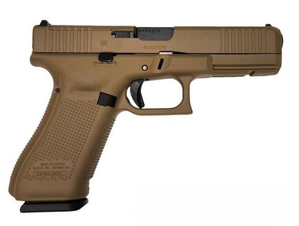 GLOCK G17 Gen5 MOS Coyote Tan 9MM Pistol with Optic Mount