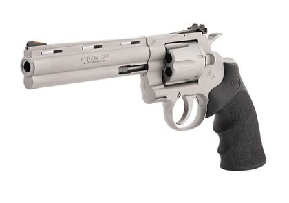 Colt Python Gen 1 Stainless Steel .357 Magnum 6" Revolver Hogue Grip