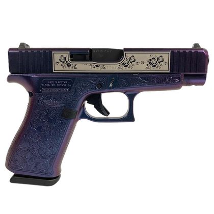 Glock 48 Gen 5 "Roses" Mongoose Purple 9mm - Custom Style & Performance