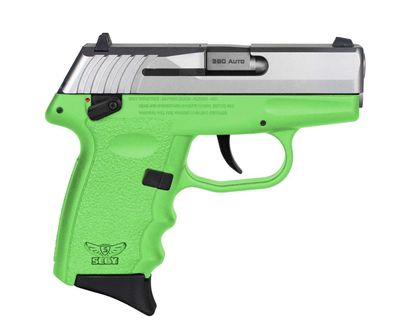 SCCY CPX-4 Gen 1 Lime Compact .380 ACP 10+1 DAO Handgun