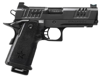 Staccato C Gen 1 Optic-Ready 9mm Pistol - 4" Barrel, Black, 15rd