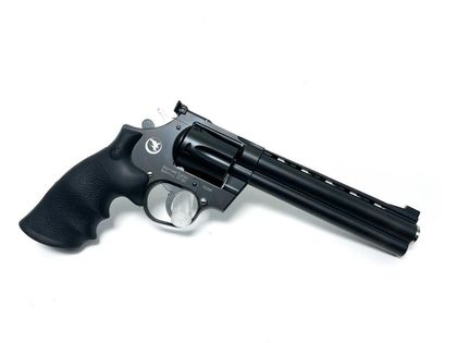 Korth Mongoose Gen 1: Precision .38/.357 Revolver, 6" Barrel, DLC Finish