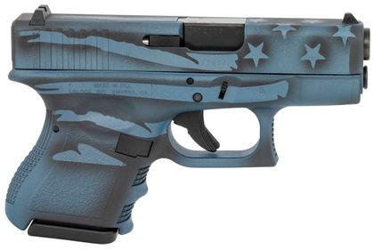 G27 Gen 4 Blue Titanium Compact .40 S&W Pistol with Safety Features