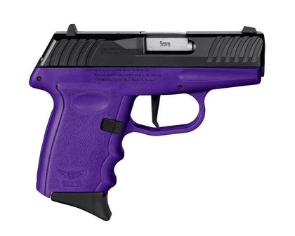 SCCY DVG-1 Gen 1 9mm Compact Pistol - Vibrant Purple, 10+1 Capacity
