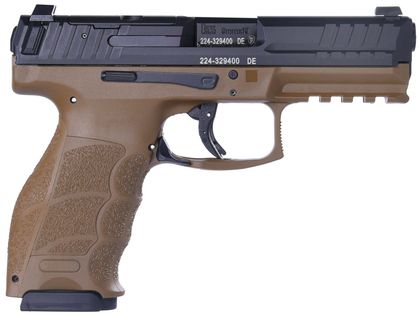 HK VP9 Gen 1 FDE 9mm Striker Pistol - Optic Ready, Ergonomic Design