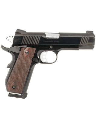 Italian Firearms 1911 Gen 1 .45 ACP, Walnut Grip, Blued, 4.25" Barrel