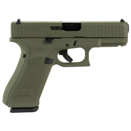 Glock 45 Gen5 OD Green 9mm Pistol, 4.02" Barrel, 17-Round Capacity