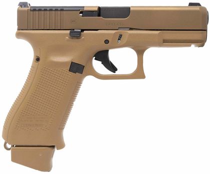 Glock 19X MOS Gen 1 Coyote Brown 9mm Optic-Ready Night Sight Pistol