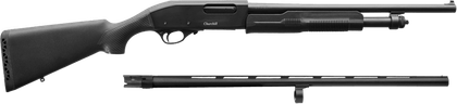 AKKAR 20GA Pump Shotgun Gen 1 - Matte Black, 18.5" Barrel, Versatile Use