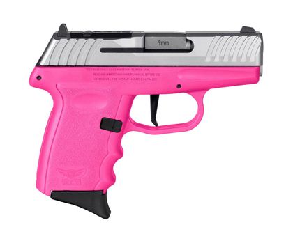 SCCY DVG-1 RDR Pink 9mm Compact Striker-Fired Pistol, 10-Round Capacity