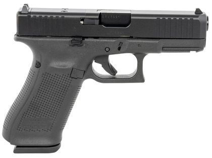 Glock 19 Gen5 M.O.S. 9mm, Compact Precision Pistol - 17 Rounds, Black