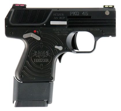 Heizer PKO 45 Gen 1 .45 ACP Semi-Auto, Jet Black Precision Pistol