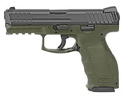 HK VP9 Green Gen 1: Ergonomic 9mm Pistol, 4.1" Barrel, 17+1 Capacity
